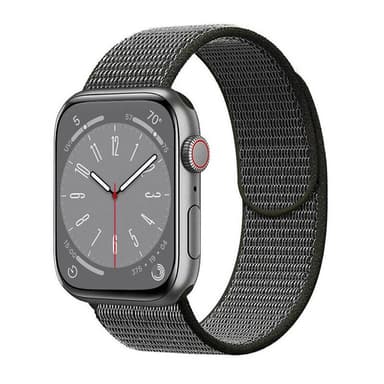 Nylon Armband Apple Watch 8 (41mm) - Dark olive