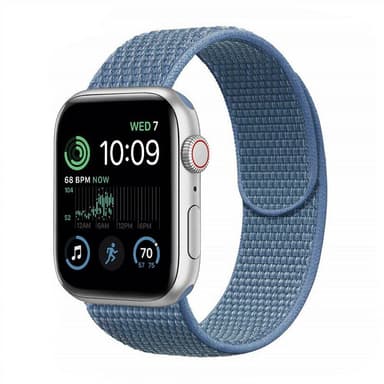 Nylon Armband Apple Watch SE 2022 (44mm) - Cape cod blue