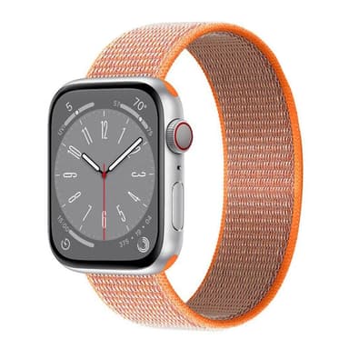 Nylon Armband Apple Watch 8 (45mm) - Spicy Orange