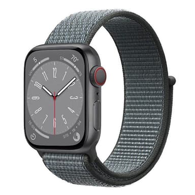 Nylon Armband Apple Watch 8 (41mm) - Storm Grey