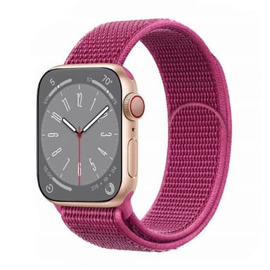 Nylon Armband Apple Watch 8 (45mm) - Dragon Fruit