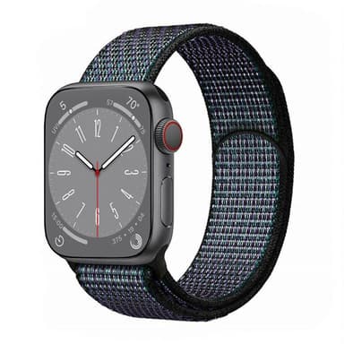 Nylon Armband Apple Watch 8 (41mm) - Glowing Grapes
