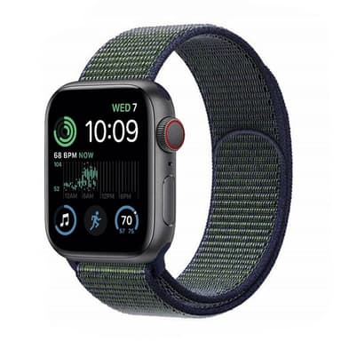 Nylon Armband Apple Watch SE 2022 (40mm) - Midnight fog