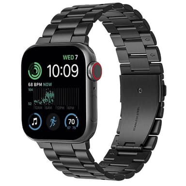 Armband rostfritt stål Apple Watch SE 2022 (40mm) - Svart