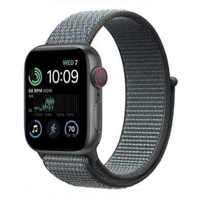 Nylon Armband Apple Watch SE 2022 (40mm) - Storm Grey