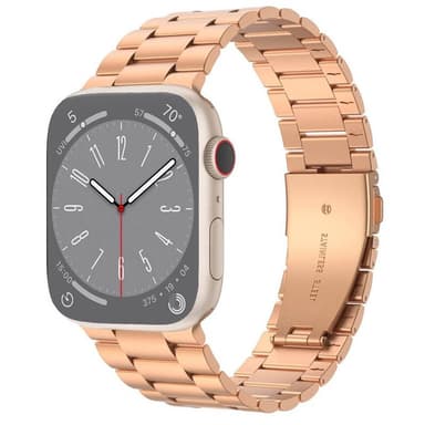 Armband rostfritt stål Apple Watch 8 (45mm) - Rosé