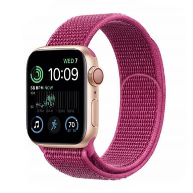 Nylon Armband Apple Watch SE 2022 (44mm) - Dragon Fruit