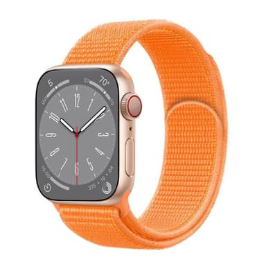 Nylon Armband Apple Watch 8 (45mm) - Papaya