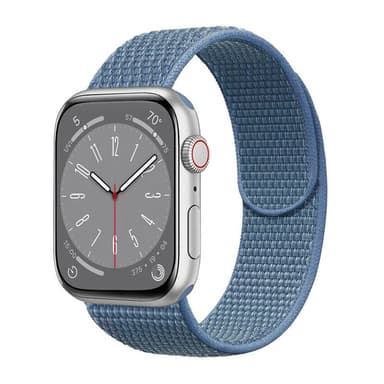 Nylon Armband Apple Watch 8 (45mm) - Cape cod blue