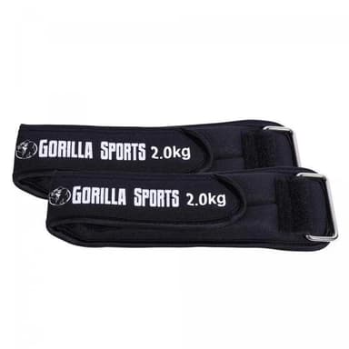 Gorilla Sports Handledsvikt Fotledsvikt Ankelvikt - 0,5-2kg 2 x 2 kg