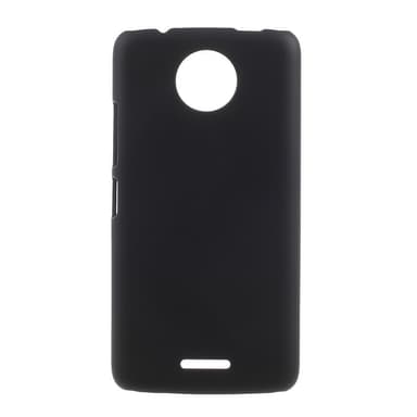 Lenovo Moto C Plus, Skal Plastskal Rubberized - Svart