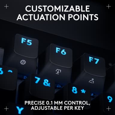 Logitech G - Pro X TKL Rapid Trigger gamingtangentbord (svart)