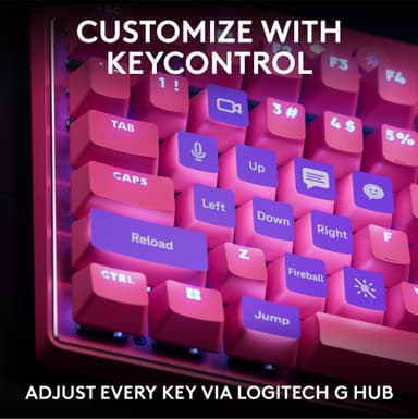 Logitech G - Pro X TKL Rapid Trigger gamingtangentbord (magenta)