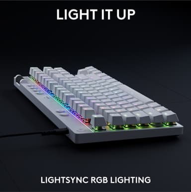 Logitech G - Pro X TKL Rapid Trigger gamingtangentbord (vit)