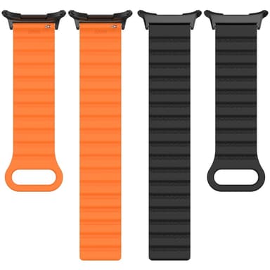 SKALO TPU Magnetarmband Samsung Watch Ultra 47mm - Svart