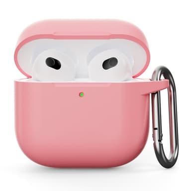 SKALO AirPods 4 Ultratunn Silikon Fodral - Rosa