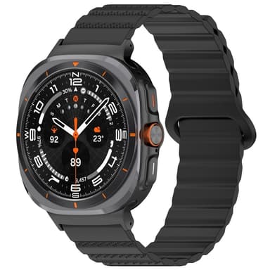 SKALO TPU Magnetarmband Samsung Watch Ultra 47mm - Svart