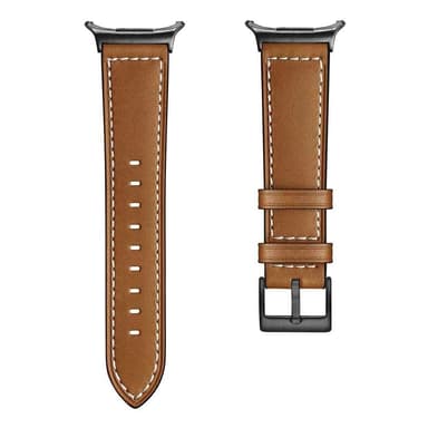 SKALO Läderarmband Samsung Watch Ultra 47mm  - Brun