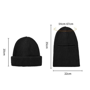 Balaklava / Mössa i akrylfiber - Svart
