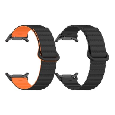 SKALO TPU Magnetarmband Samsung Watch Ultra 47mm - Svart