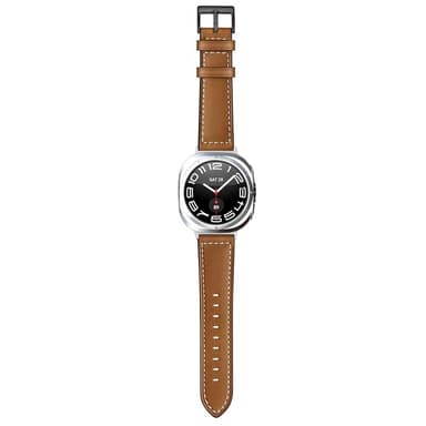 SKALO Läderarmband Samsung Watch Ultra 47mm  - Brun