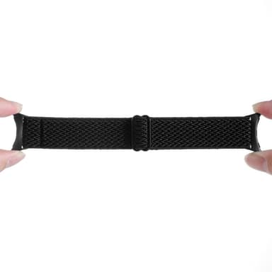 SKALO Flätat tygarmband Google Pixel Watch 3 41mm - Svart