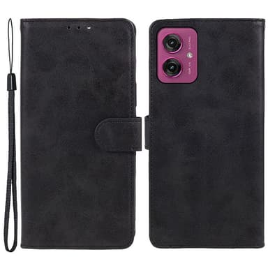 SKALO Motorola Moto G55 5G Premium Plånboksfodral - Svart