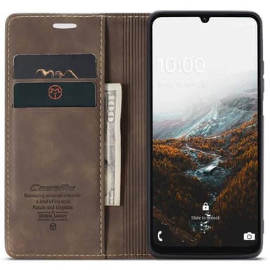 CaseMe mobilfodral 013 Samsung Galaxy A06 - Coffee