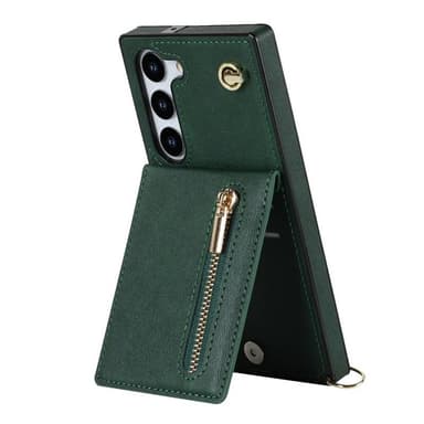 Zipper necklace case Samsung Galaxy S24 FE - Grön