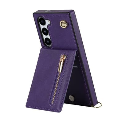 Zipper necklace case Samsung Galaxy S24 FE - Lila