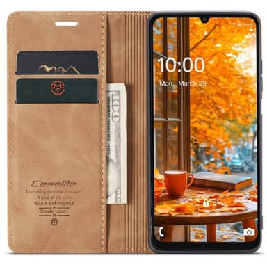 CaseMe mobilfodral 013 Samsung Galaxy A06 - Brun