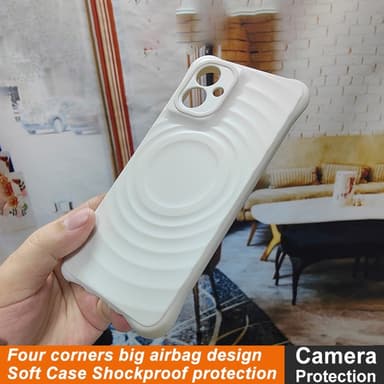 IMAK  Motorola Moto G55 5G UC-6 Series Skal - Vit