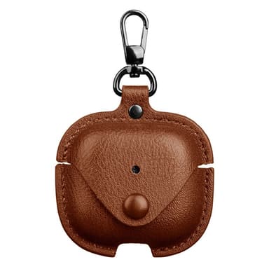SKALO AirPods 4 PU-Läder Fodral - Brun
