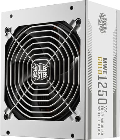 Cooler Master MWE Gold V2 ATX 3.1 1250W strömförsörjningsenhet (vit)