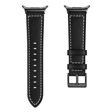 SKALO Läderarmband Samsung Watch Ultra 47mm  - Svart