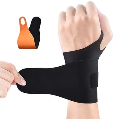 Handledsskydd i nylon och spandex - svart