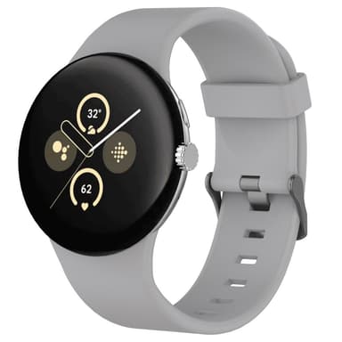 SKALO Silikonarmband Google Pixel Watch 3 45mm - Grå
