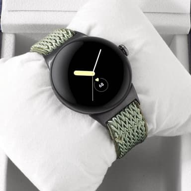 SKALO Flätat tygarmband Google Pixel Watch 3 41mm - Grön