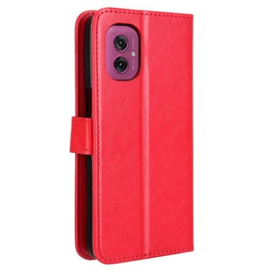 SKALO Motorola Moto G55 5G PU-Läder Plånboksfodral - Röd