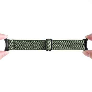 SKALO Flätat tygarmband Google Pixel Watch 3 41mm - Grön