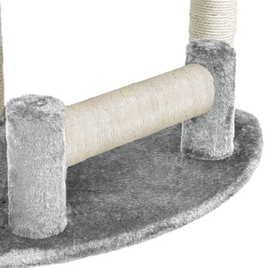 tectake Katt klösträd, klösmöbel Blouky 90 cm - grå
