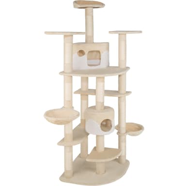 tectake Katt klösträd, klösmöbel Filippa - beige/vit