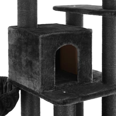 tectake Katt klösträd, klösmöbel Gismo - svart