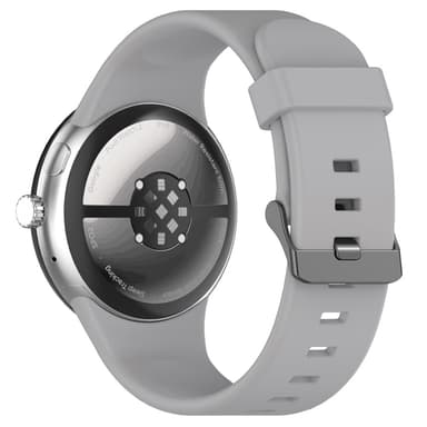 SKALO Silikonarmband Google Pixel Watch 3 45mm - Grå
