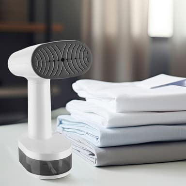 tectake Ångstrykjärn med 4 lägen och flaskadapter, 370 ml, 1640 W - vit