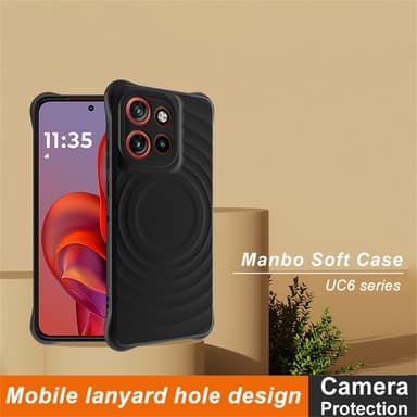 IMAK  Motorola Edge 50 Neo 5G UC-6 Series Skal - Svart