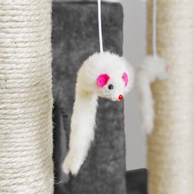 tectake Katt klösträd, klösmöbel Knuti - antracit