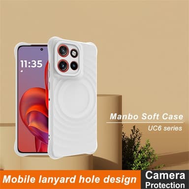 IMAK  Motorola Edge 50 Neo 5G UC-6 Series Skal - Vit