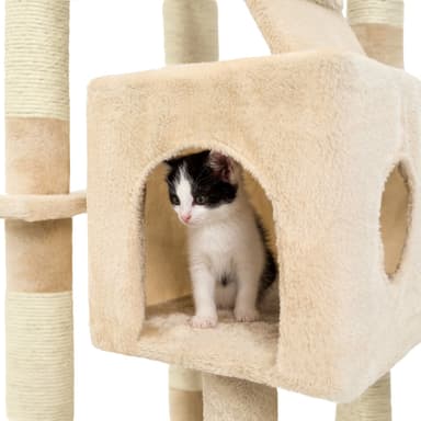 tectake Katt klösträd, klösmöbel Mogli - beige