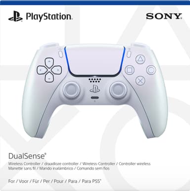 PS5 DualSense trådlös kontroll (Pearl)
